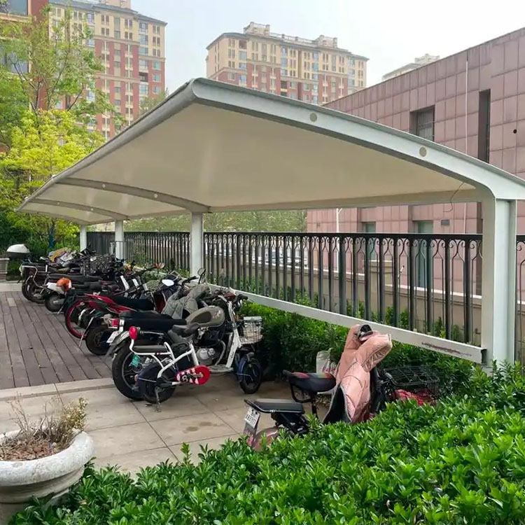 兴宁市膜结构电动车棚